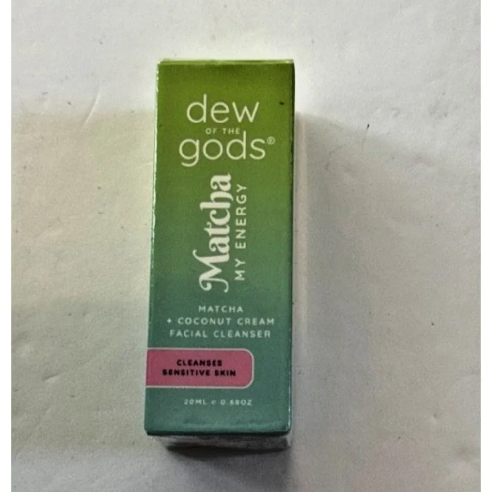 Dew of the Gods Matcha My Energy Coconut Cream Facial Cleanser Sensitive .68 oz